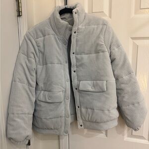 Madewell Light Gray Corduroy Jacket